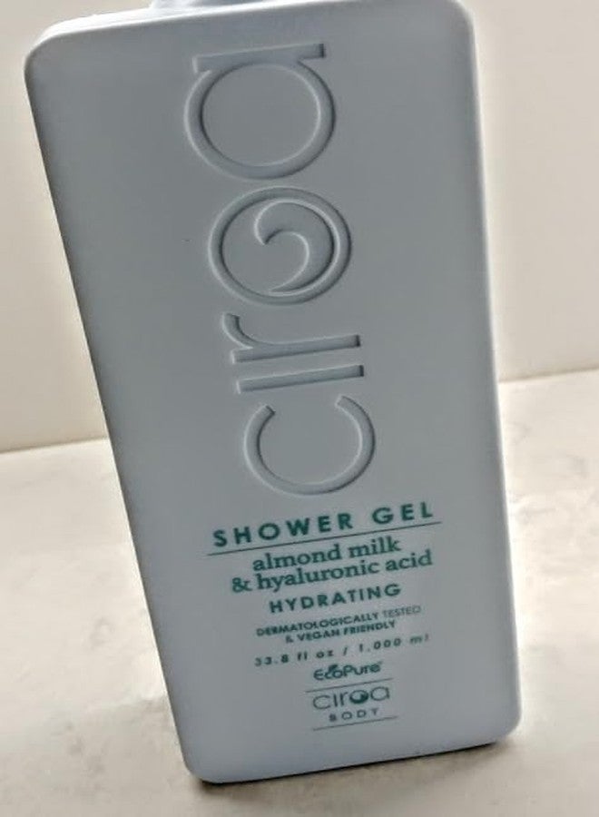 Ciroa, Almond Milk & Hyaluronic Acid, SHOWER GEL, Hydrate & Nourish, 33.8 fl oz 1,000ml (Pack of One) - Image 3